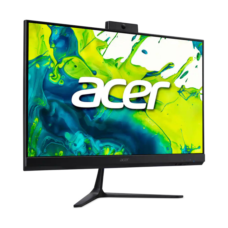 Acer C24-2G-UR17 23.8" Aspire C24 All-in-One Desktop Computer - AMD Ryzen 7 5825U with 16GB Memory - 512GB SSD - Black