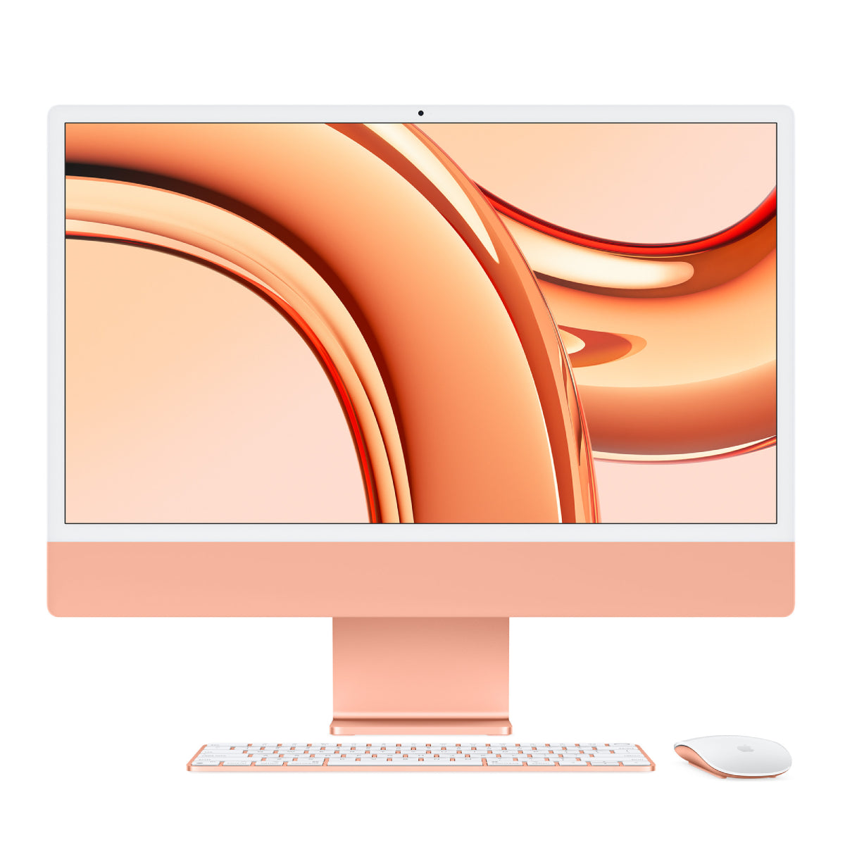 Certified Refurbished Apple 24" iMac - Apple M3 Chip with 8GB Memory and 512GB SSD - Orange