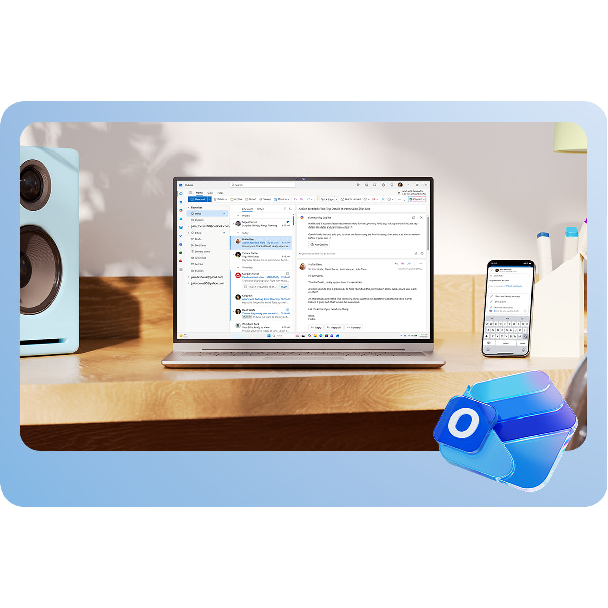 Microsoft 365 Personal 1 Year Subscription includes 1 TB of Cloud Storage Advanced Security, and Innovative Apps with Microsoft Copilot