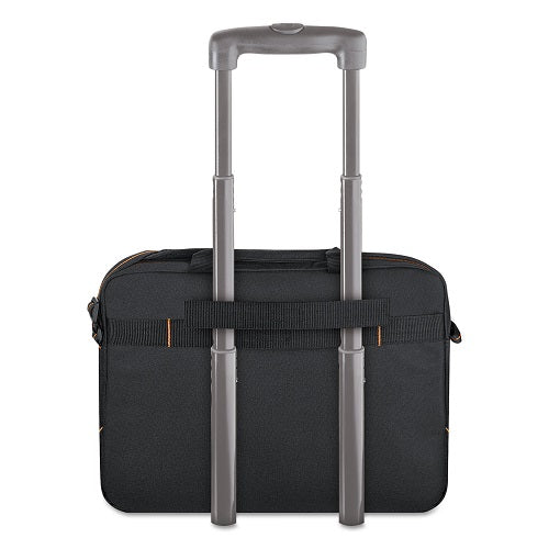 Solo Ace 15.6" Laptop Slim Briefcase - Black - Curacao