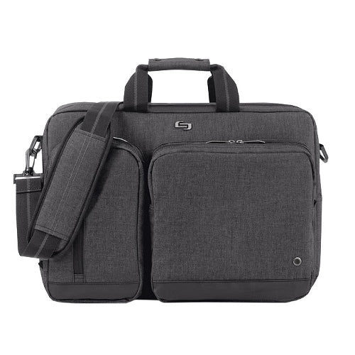 Solo Duane 15.6" Laptop Hybrid Briefcase Backpack - Grey - Curacao