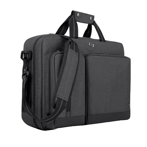 Solo Duane 15.6" Laptop Hybrid Briefcase Backpack - Grey - Curacao