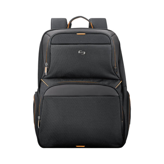 Solo Urban Thrive 17.3" Laptop Backpack - Black/Orange - Curacao