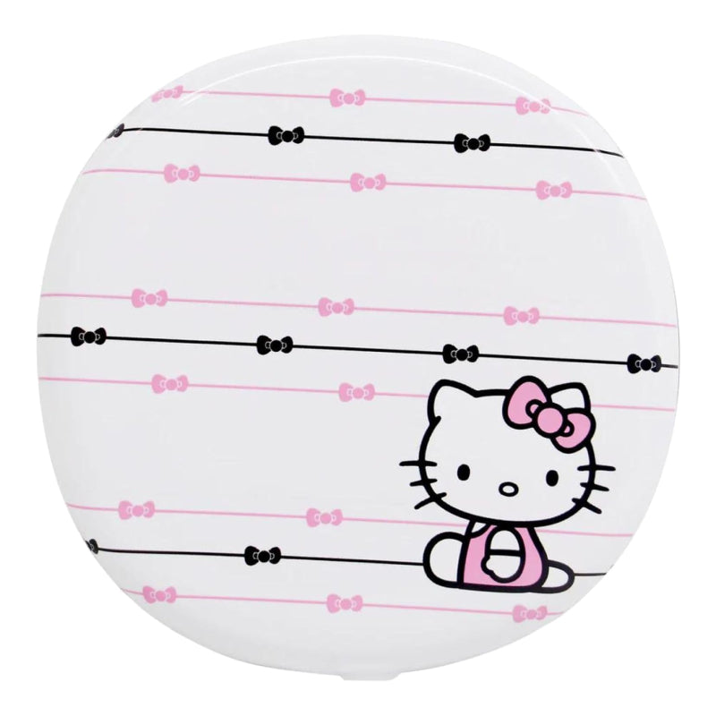 Impressions Vanity Hello Kitty The Stripe Compact Mirror with Daylight LED Lighting (White)