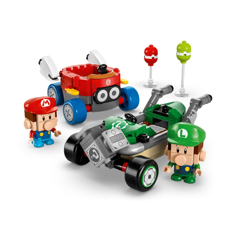 LEGO Mario Kart Baby Mario and Baby Luigi Toy Set (321-Piece)