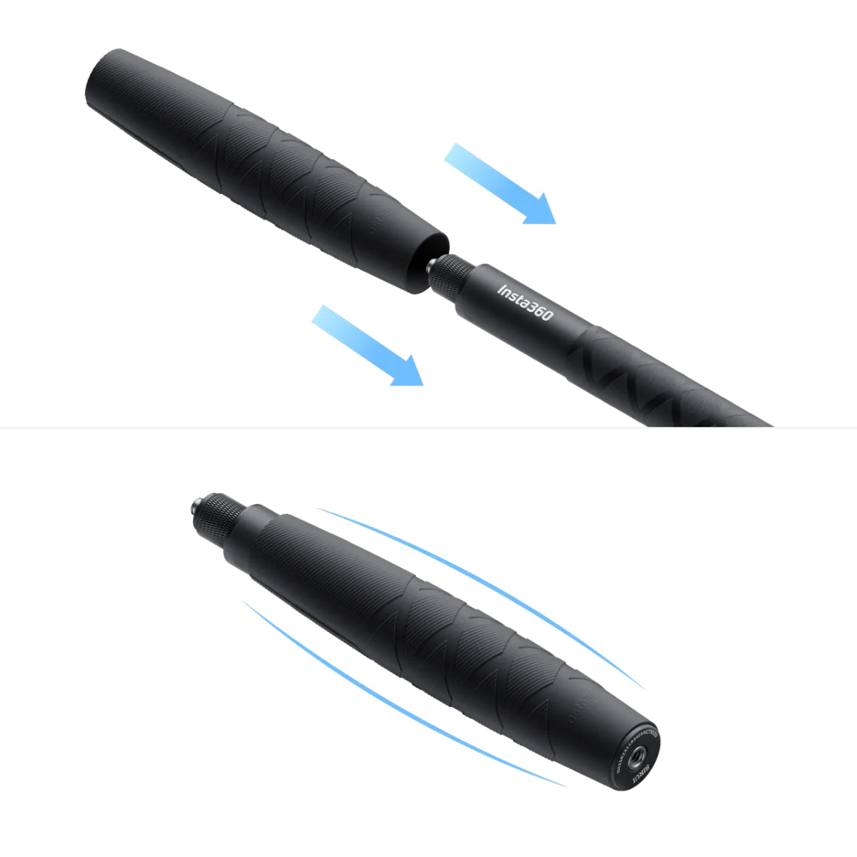 Insta360 33.4" Invisible Selfie Stick with Sleeve - Black