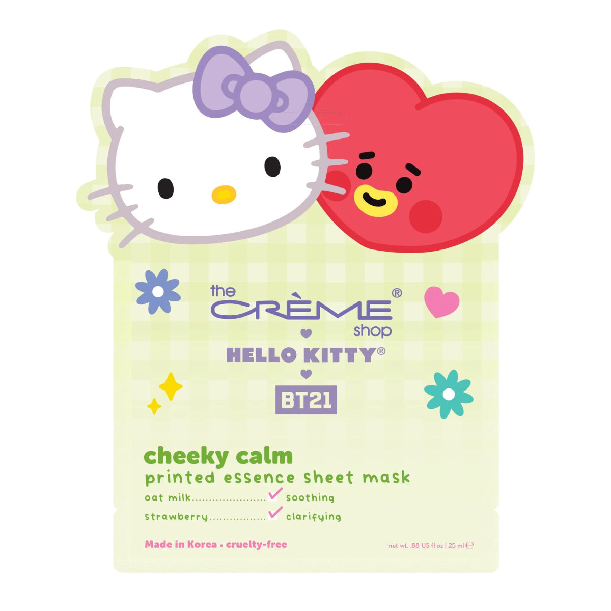 The Creme Shop X BT21 Cheeky Calm Printed Essence Sheet Mask