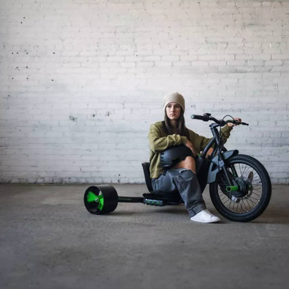 Huffy 36V Electric Machine Bike - Black/Green