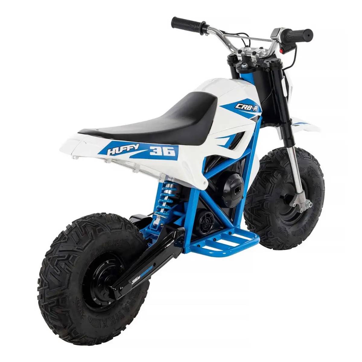 Huffy 36V CR8-R Electric Mini Bike - White/Blue