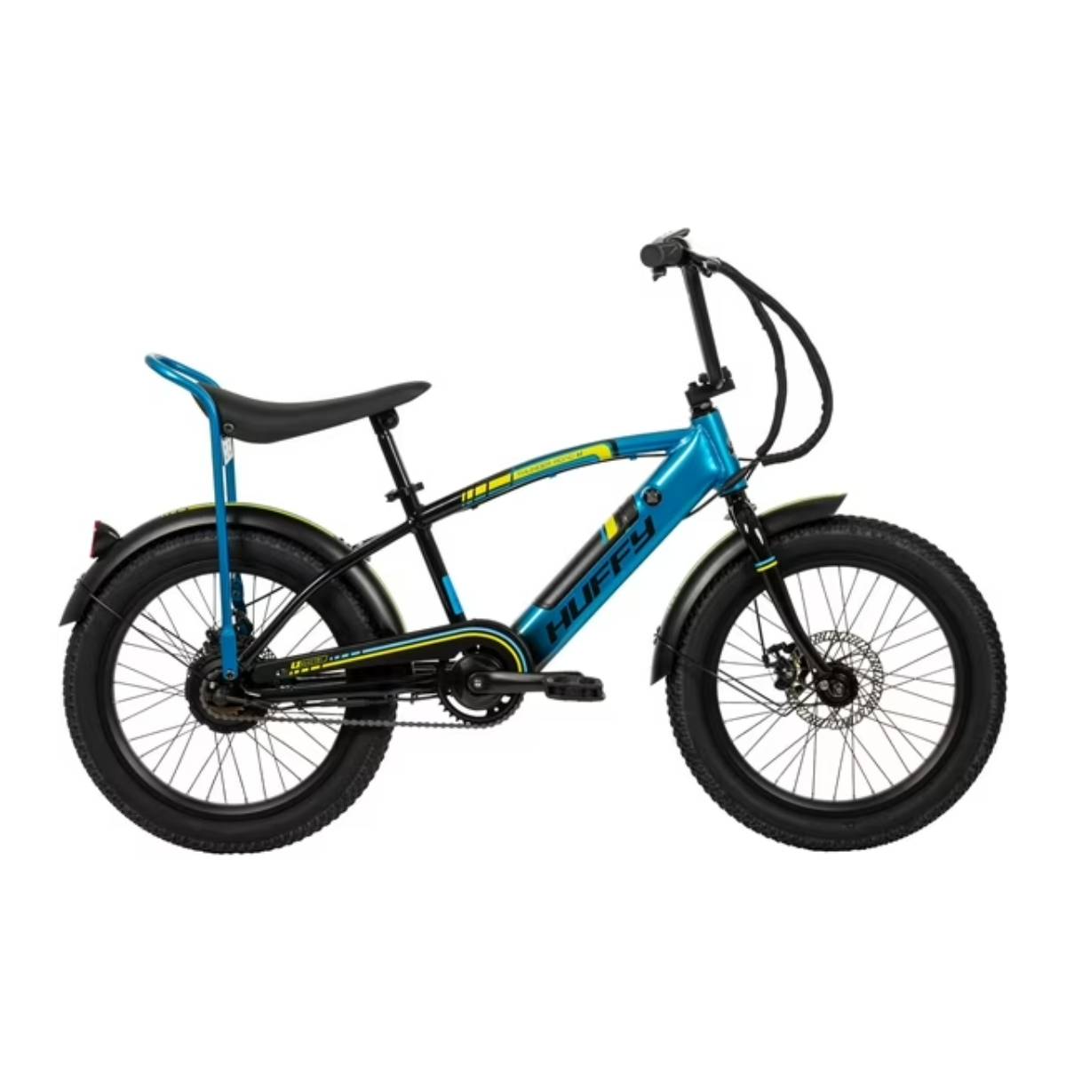 Huffy 20" EThunder Road Electiric Bike - Blue/Black