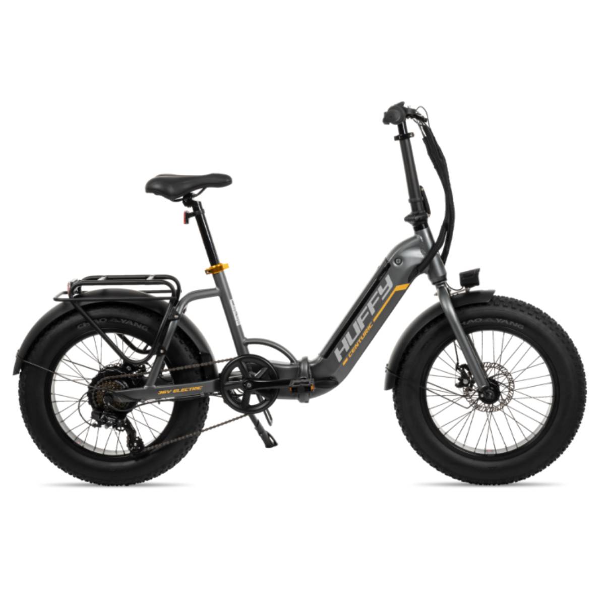 Huffy 20" Centuric Class 2 Folding Electric Bike - Gray/Black
