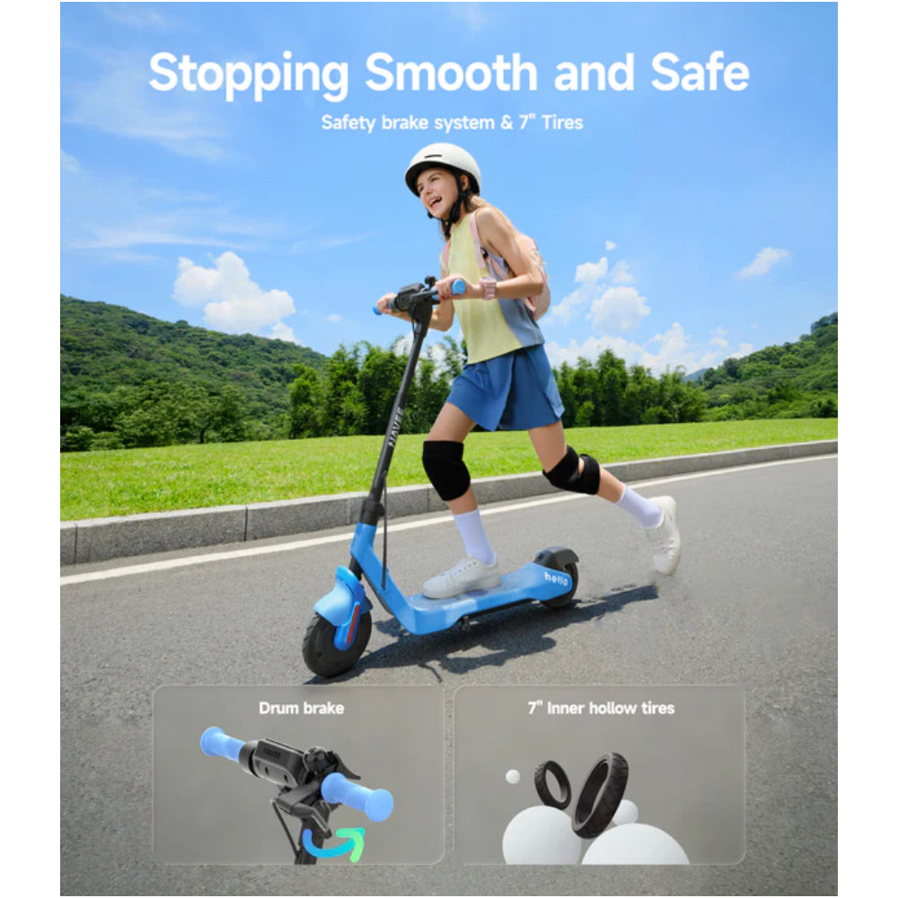 Navee K100 Smart Kids E-Scooter – Black/Blue