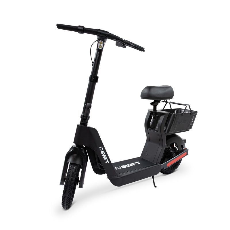 SWFT SD Sit-Down Electric Scooter with LCD Display - Black