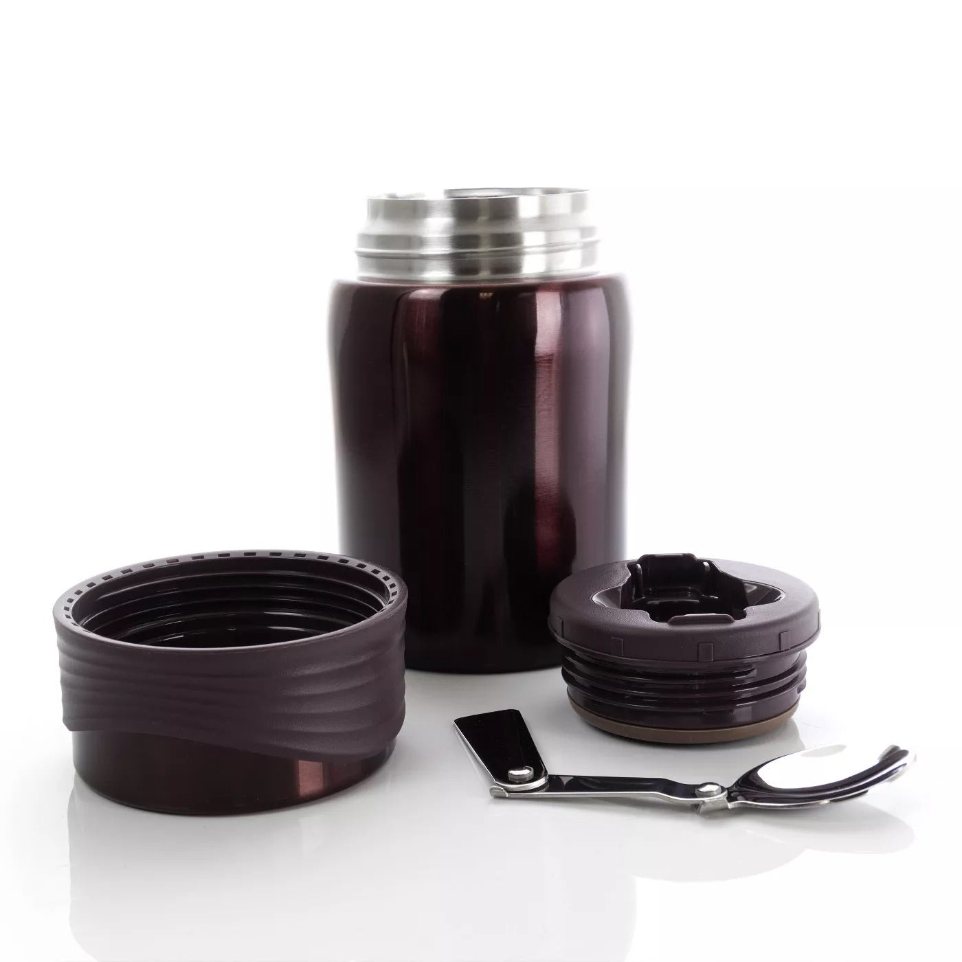 GH Waldorf 23oz Soup Jug with Stainless Steel Spoon Double Wall