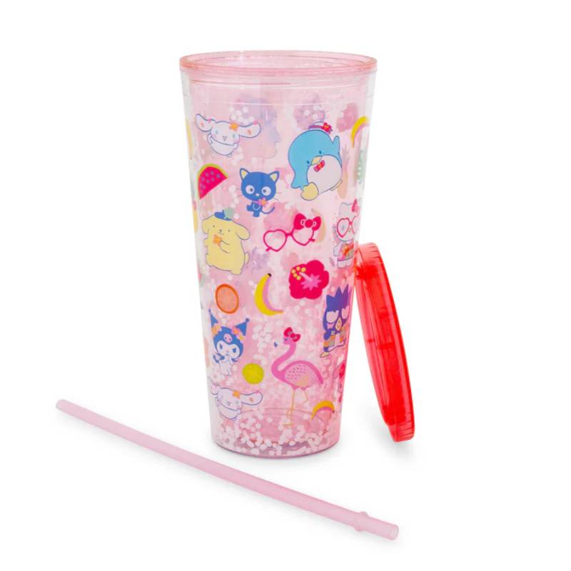 Sanrio Hello Kitty and Friends Icons 32 oz Confetti Carnival Cup - Red