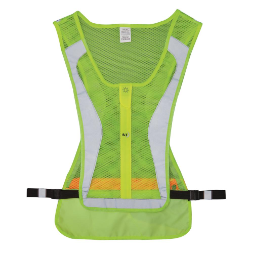 Nite Ize LED Run Vest (L/XL) with Green Mesh - Neon - Curacao