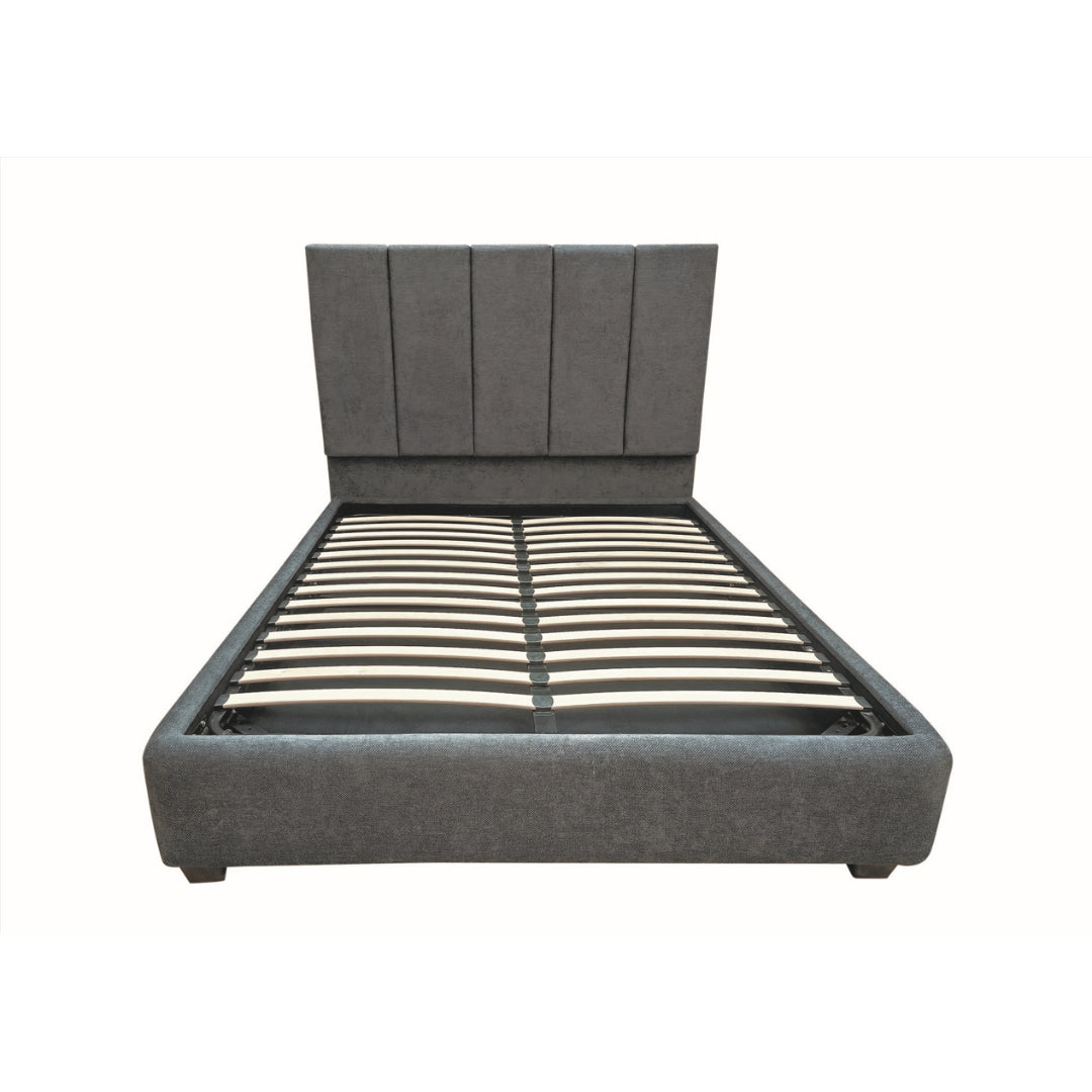 London Grey Storage Queen Bed