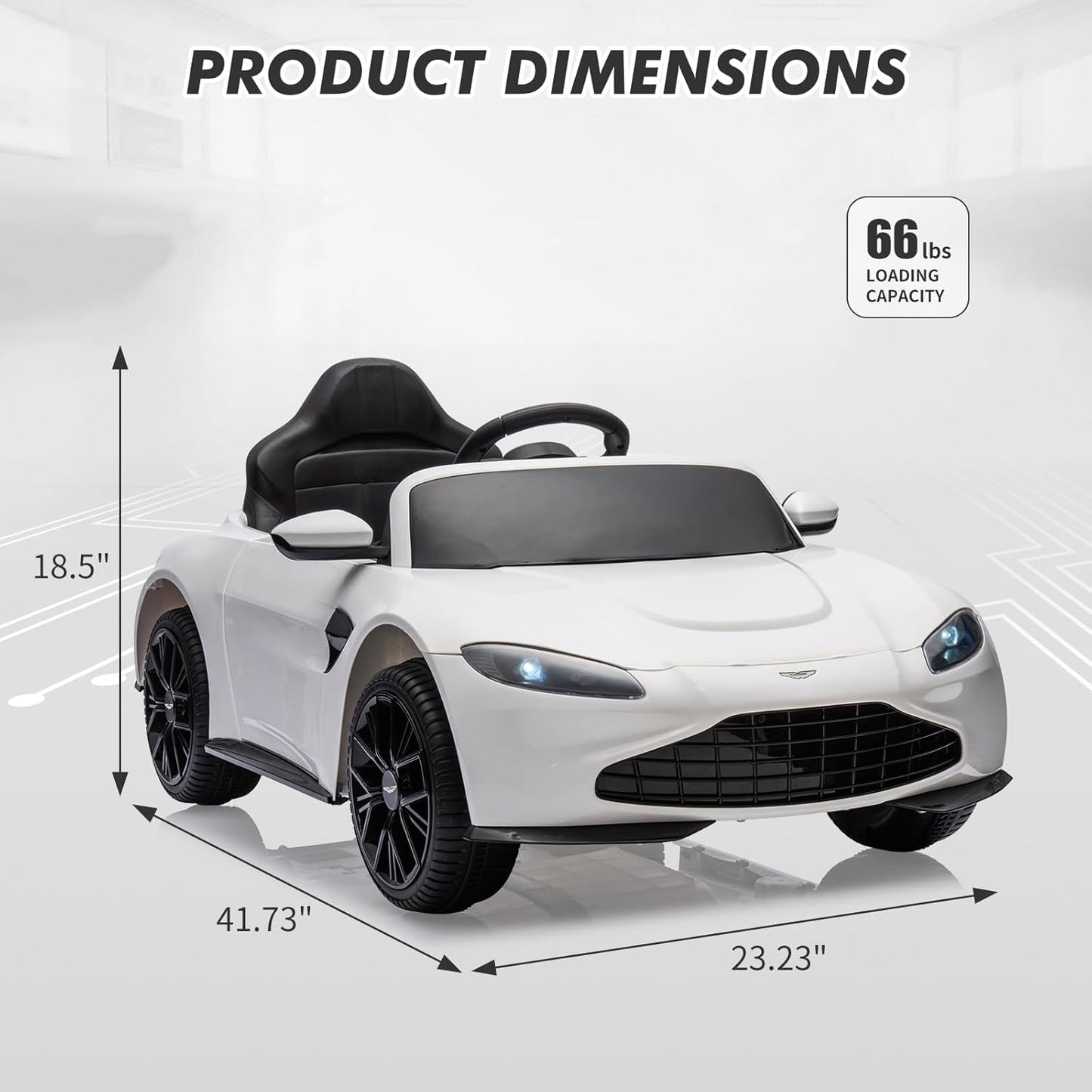 Aston Martin 12V Ride on Car with Remote Control
