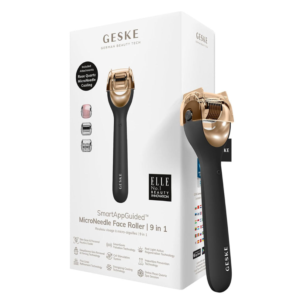 Geske Microneedle 9 in 1 Facial Roller - Gray