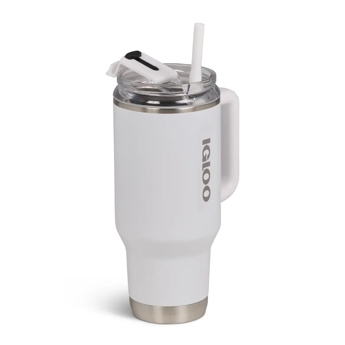 Igloo 71221 Flip 'n' Sip 32 oz Travel Mug - White