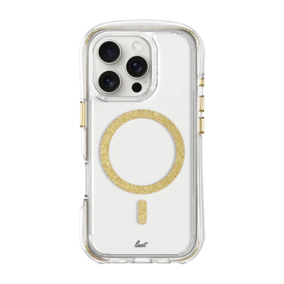 Laut Aero Sparkle Case for Apple iPhone 16 Pro Max - Crystal Gold