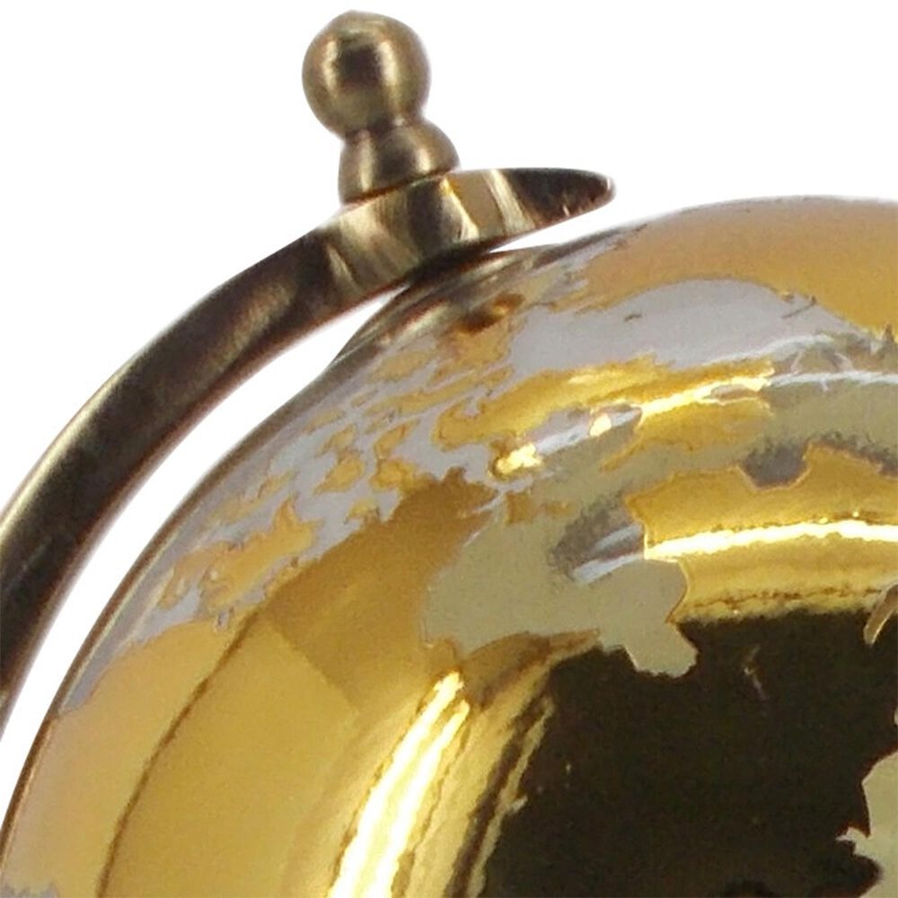 Aluminum Glass Globe Gold