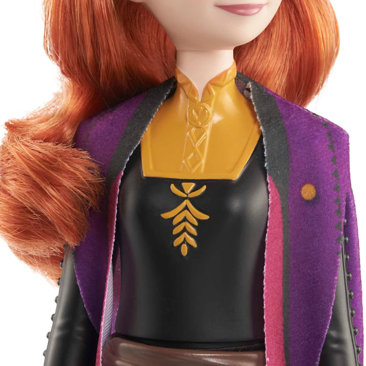 Disney Frozen 2 Anna Fashion Doll with Accessory - Black/Purple
