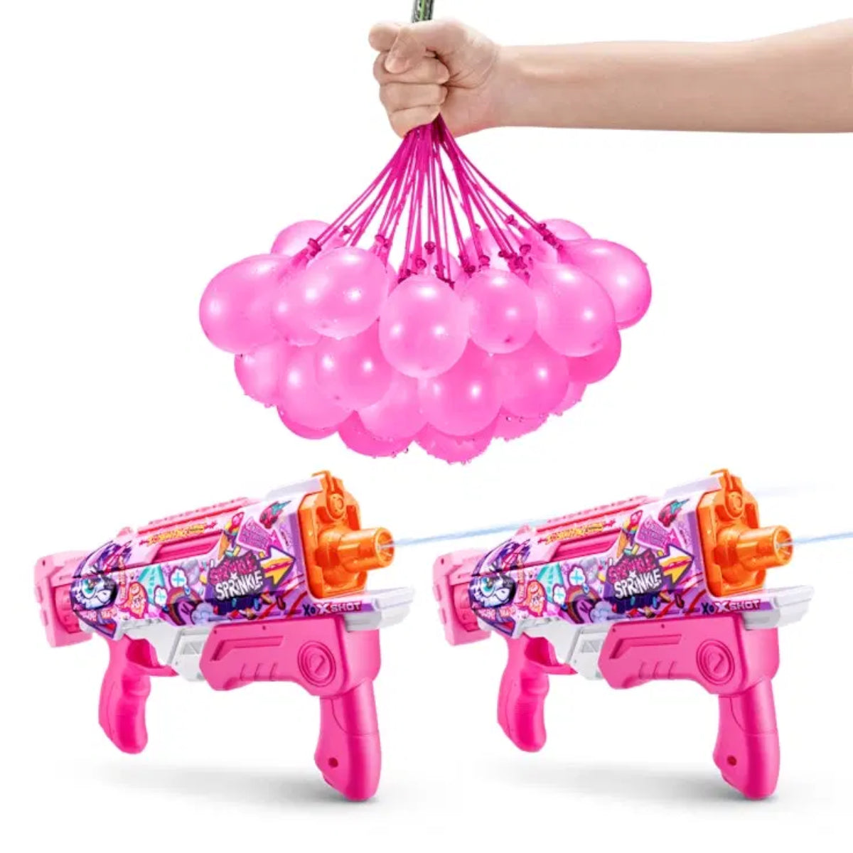 XShot Bunch O Balloons Unicorn Splash Hyperload Blaster Set (2-Pieces)