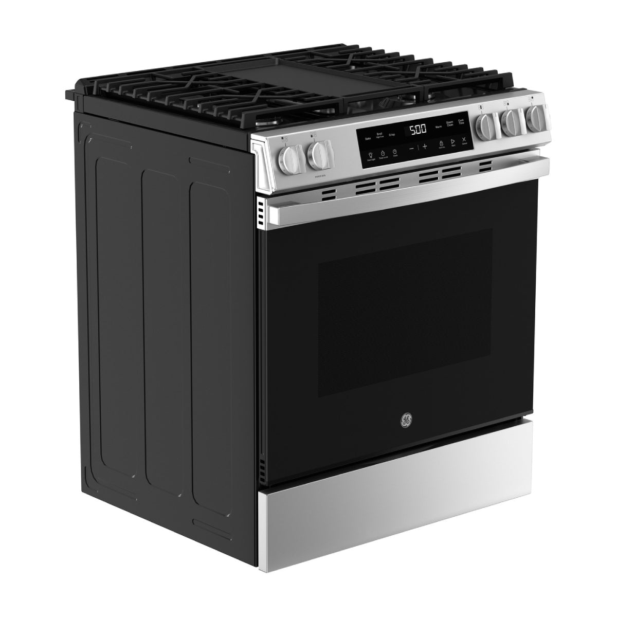 GE GGS500SVSS 5.3 cu. ft. Slide-In Gas Range with 5 Sealed Burners - Stainless Steel