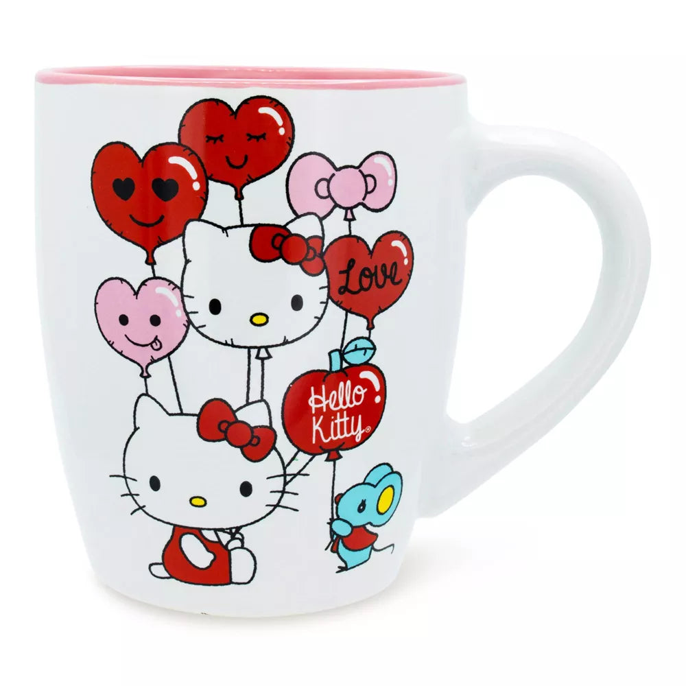 Sanrio Hello Kitty Heart Balloons 25 oz Ceramic Mug - Multicolor