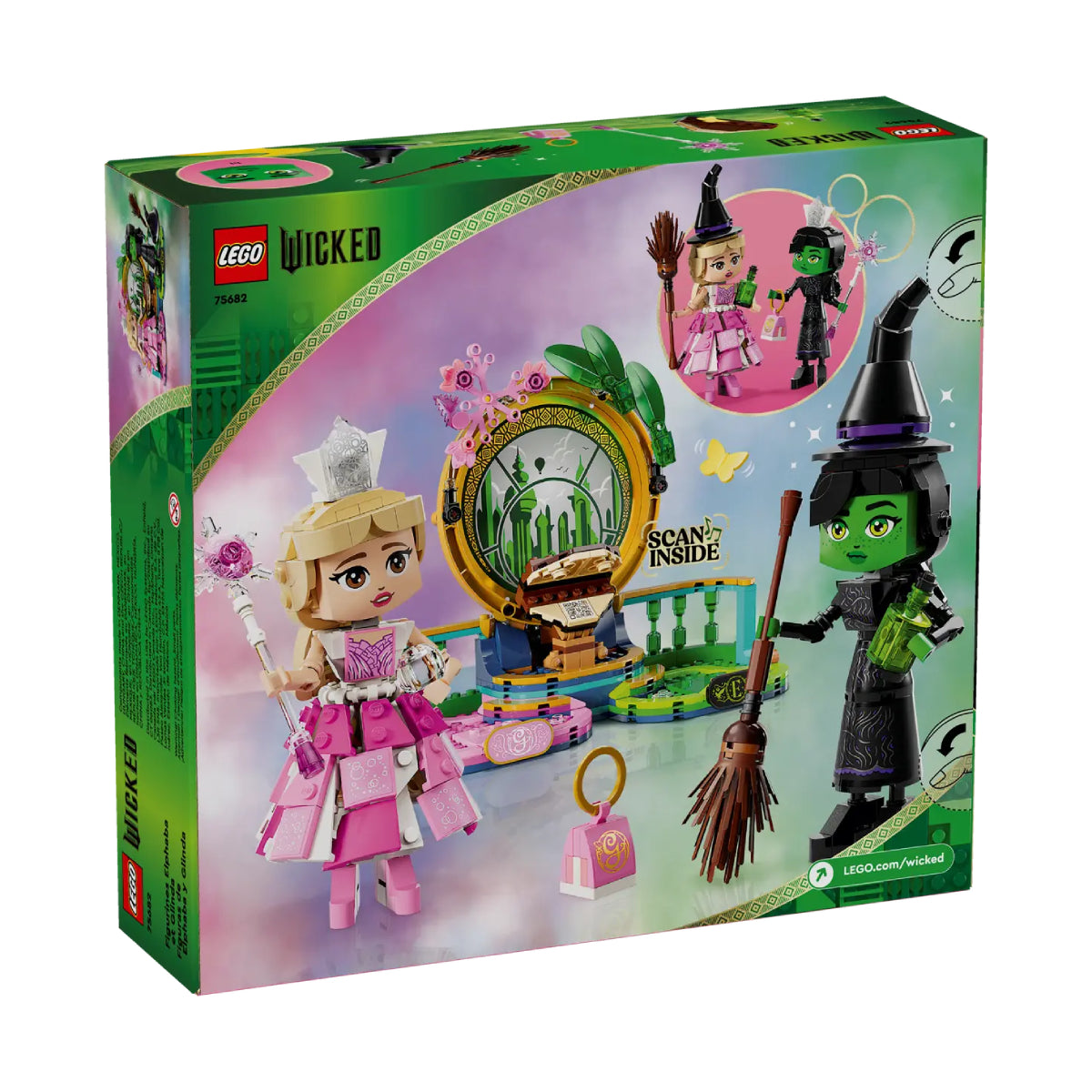 LEGO Wicked Elphaba & Glinda Figures Building Toy Set (558-Pieces)