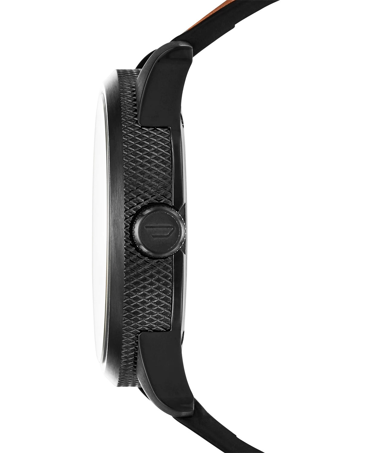 Diesel Rasp Leather Strap Watch - Brown - Curacao