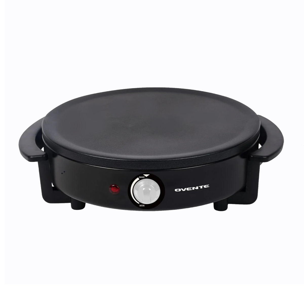 Ovente CRM1122B Electric Crepe Maker and Pancake Griddle Cooktop - Black