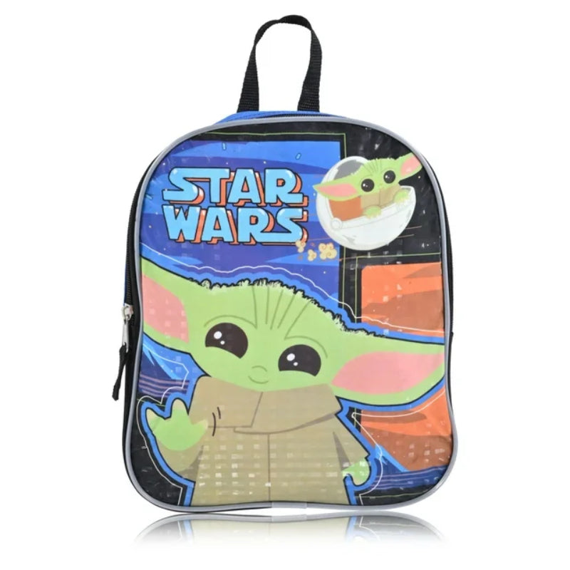 Disney Star Wars Mandalorian Baby Yoda Mini Backpack - Blue/Black