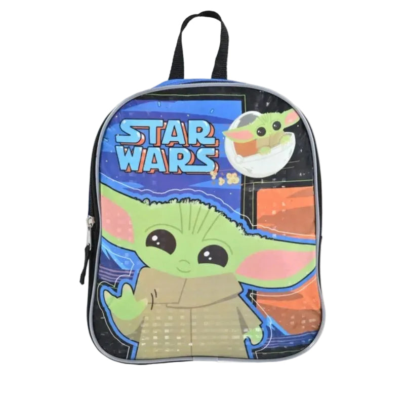 Disney Star Wars Mandalorian Baby Yoda Mini Backpack - Blue/Black