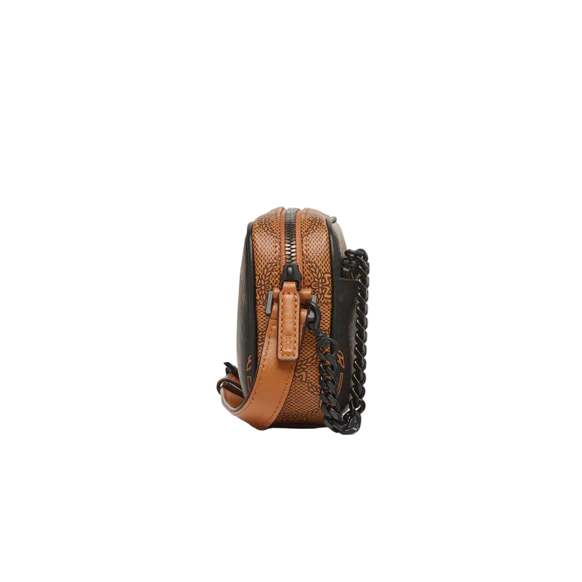 MCM Aren Monogram Mix Small Crossbody Bag with Pouch - Black