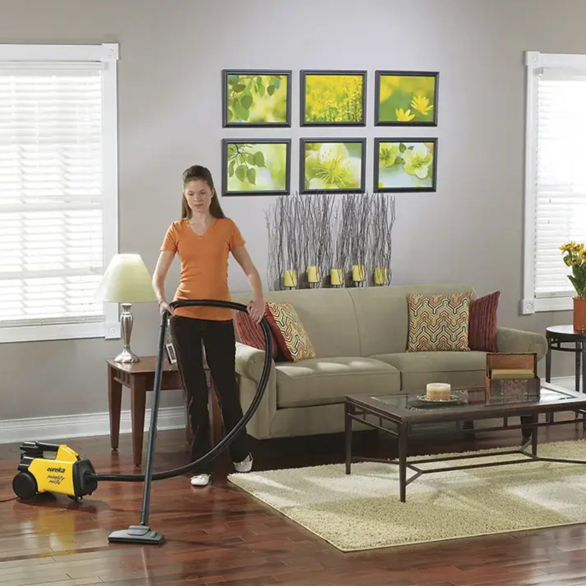 Eureka 3670G Mighty Mite Canister Vacuum - Yellow/Black