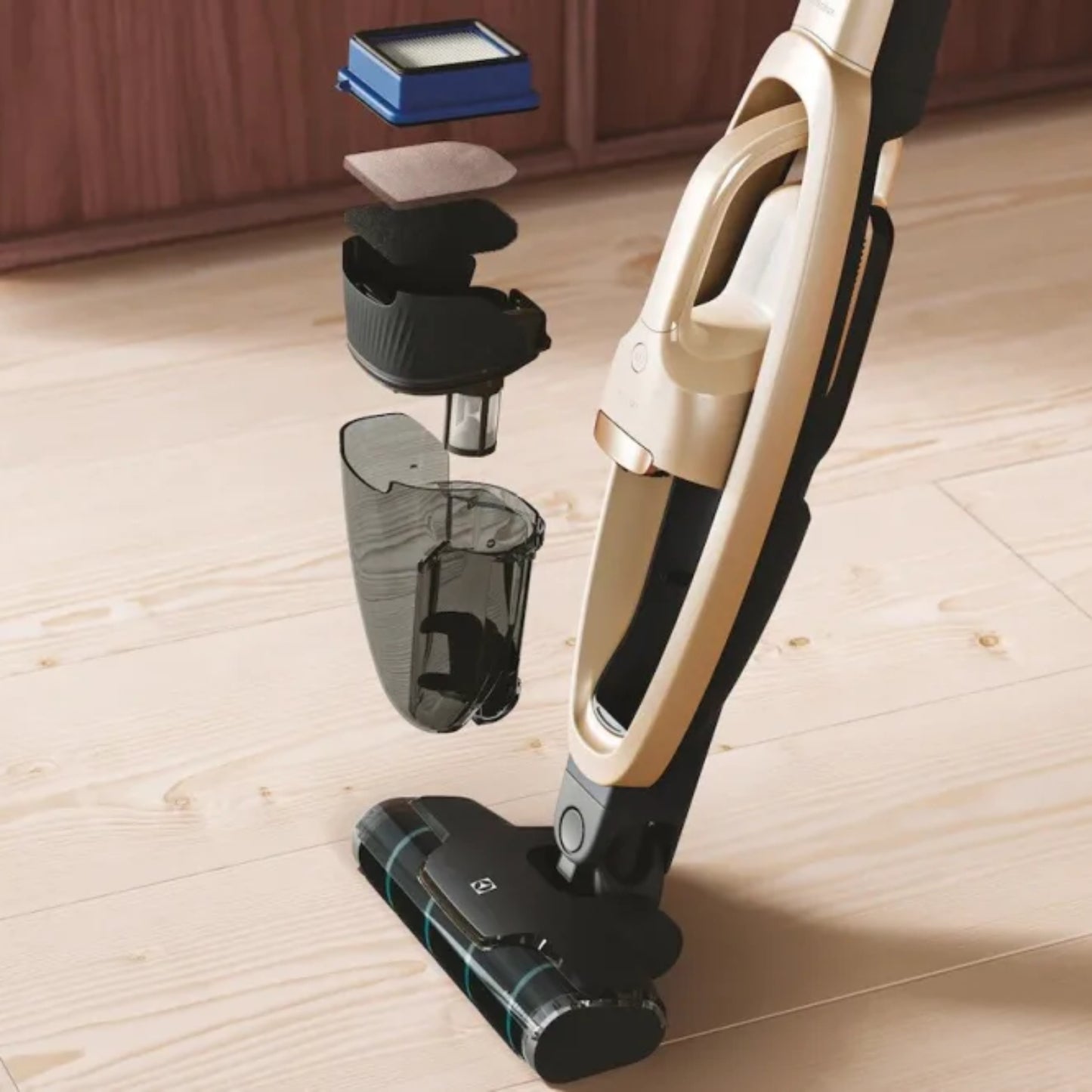 Electrolux EHVS35H2AQ WellQ7 Hard Floor Cordless 2-in-1 Stick Vacuum - Soft Sand