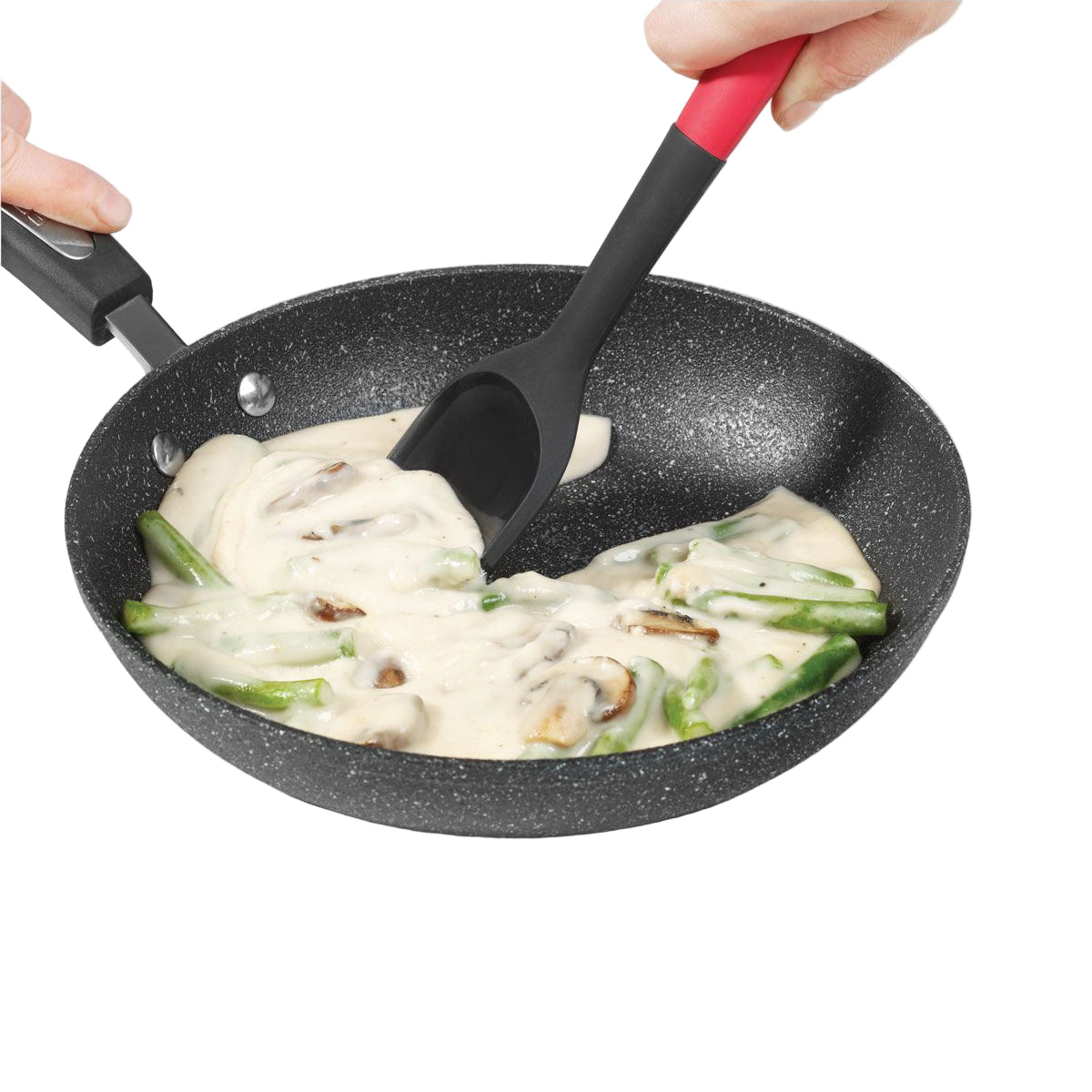 Starfrit 3-in-1 Spatula - Red/Black