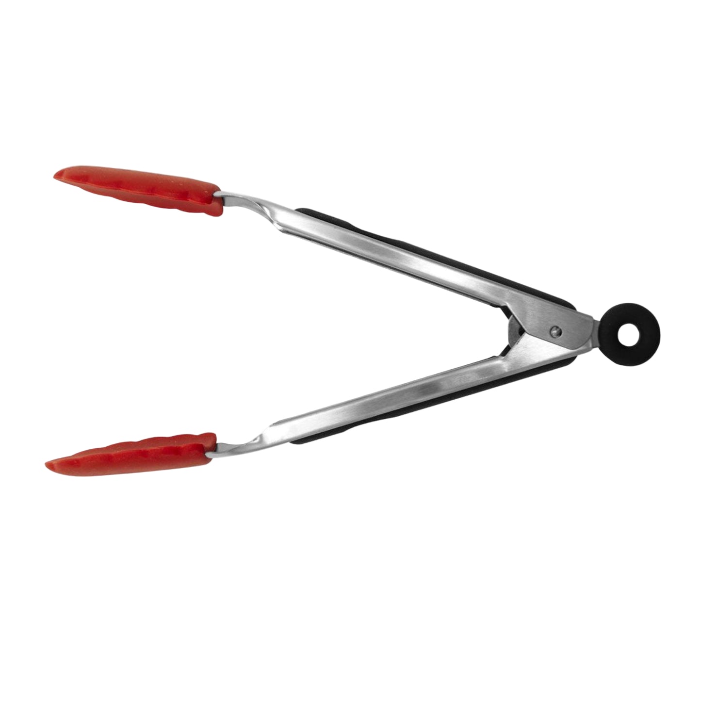 Starfrit Silicone Tongs - Silver/Red