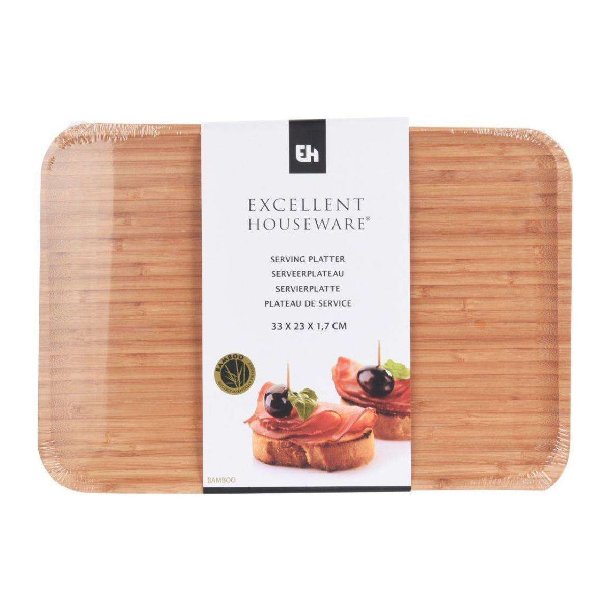 Koopman bamboo Tray, Brown