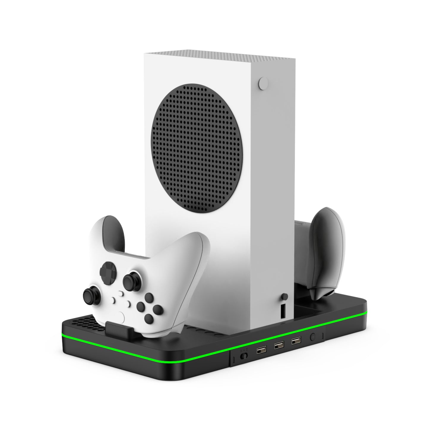 Surge Multi-Function Charge Stand for Xbox Series X/S with Two Cooling Fans - Black