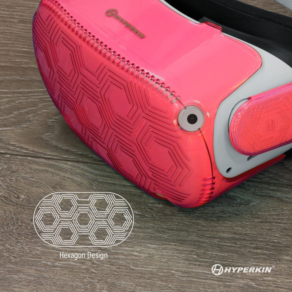Hyperkin Headset and Strap Arm Protective Shells - Hot Pink