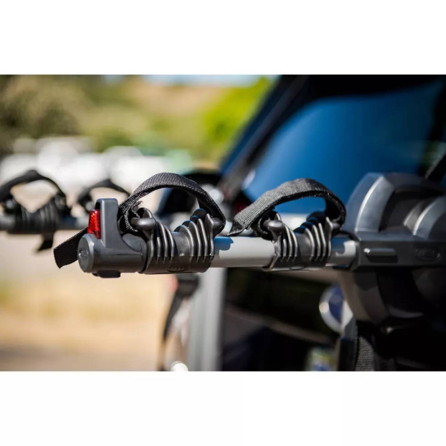 Portabicicletas para baúl de dos bicicletas Bell Cantilever 200, color negro