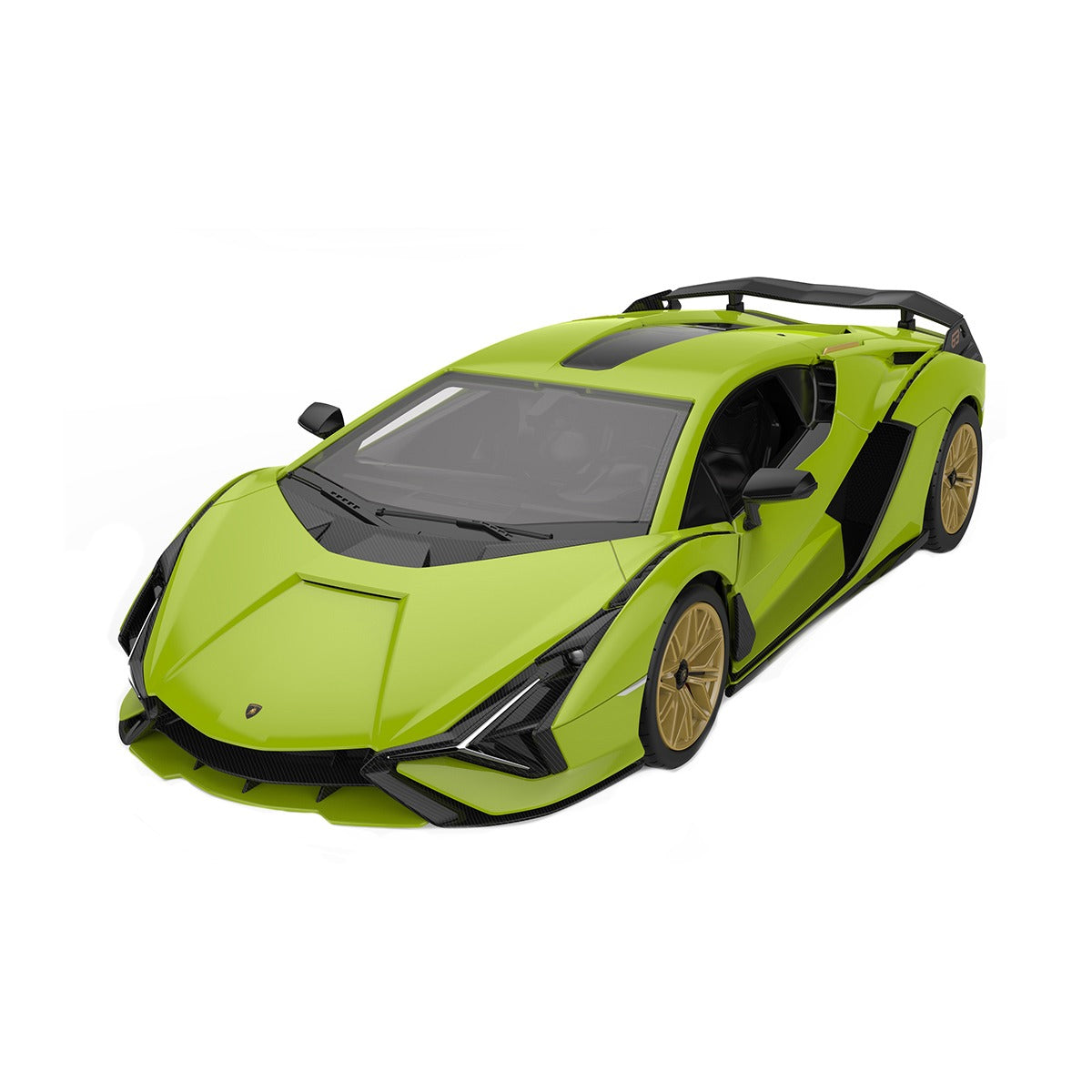 Rastar 1:18 Scale Lamborghini Sian Remote Control Building Kit - Green - Curacao