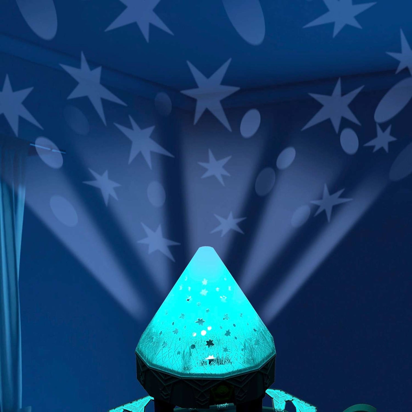 Casa de muñecas Disney Wish Rosas Castle con 2 minimuñecas articuladas y figura de estrella