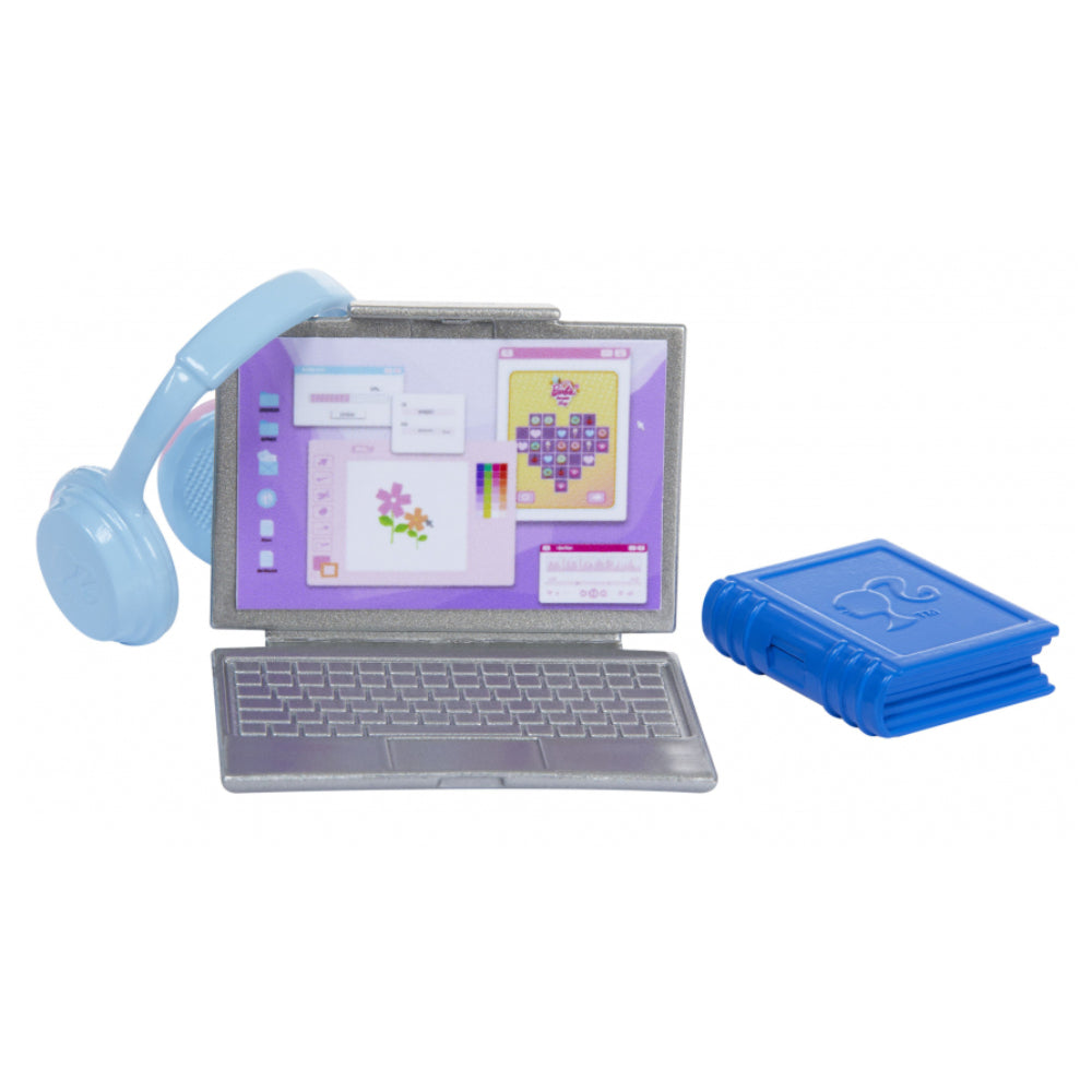 Mattel Barbie I Love School Blonde Fashion Doll with 7 Accessories