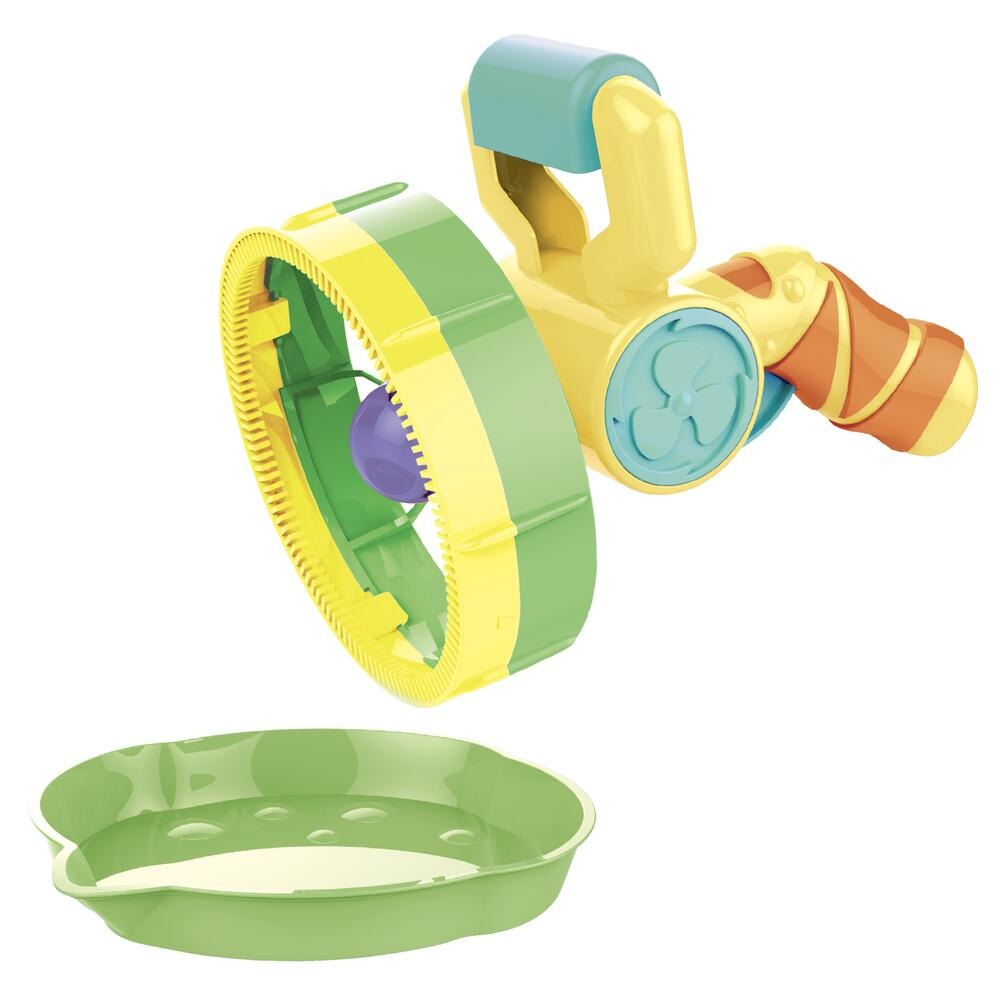 Pistola para hacer burbujas Splash Buddies de 5,9" con líquido para hacer burbujas