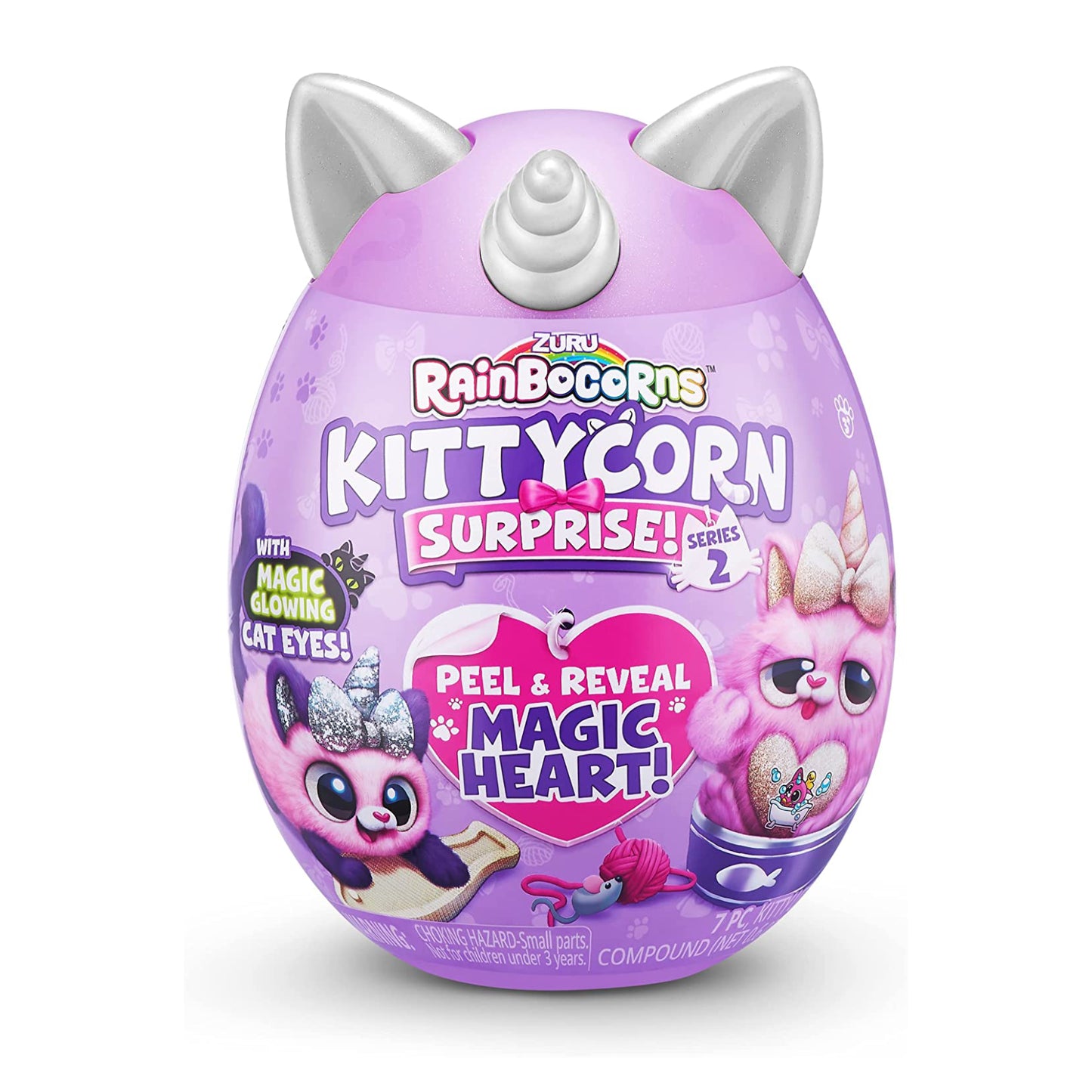 Rainbocorns Kittycorn Surprise Series 7 Calico Cat Ultra Soft Plush