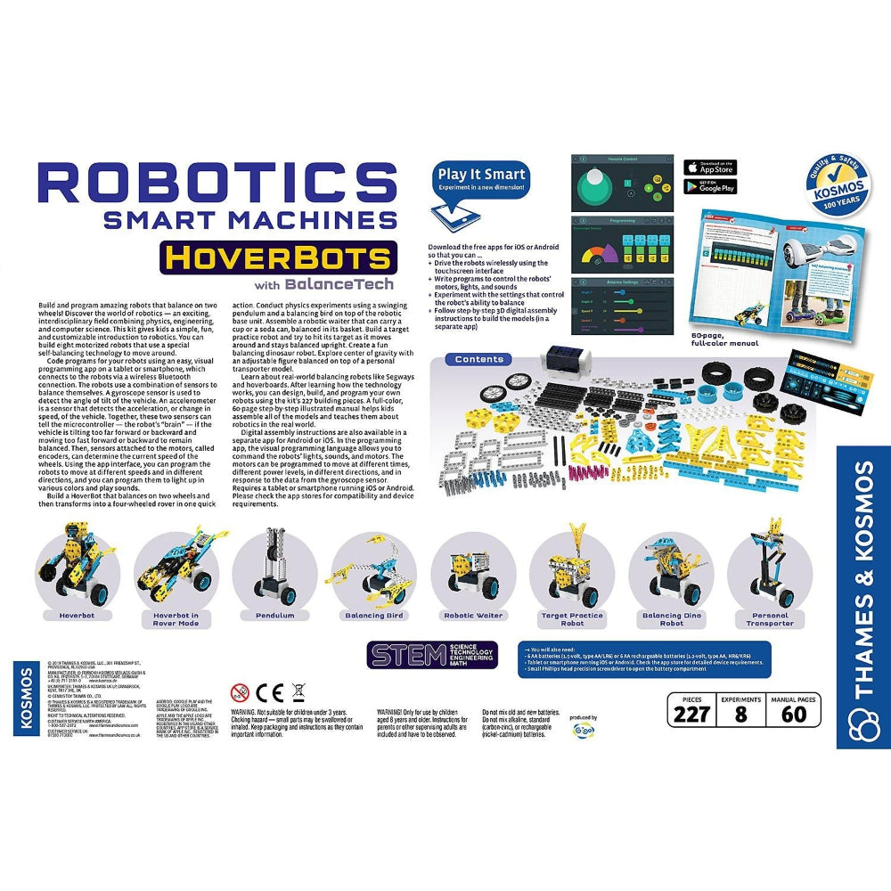 Thames & Kosmos Robotics: Smart Machine Hoverbots with Balance Tech - Curacao